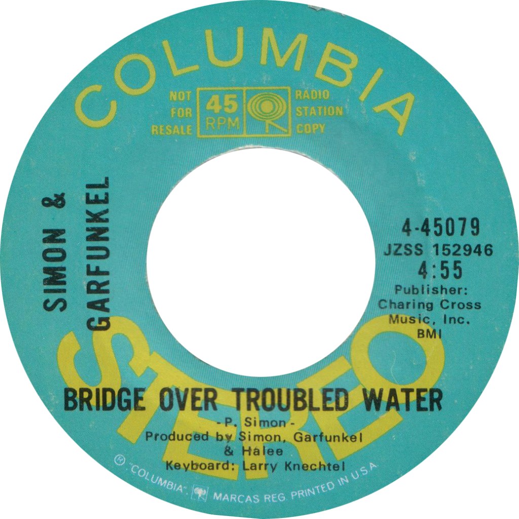 Bridge over troubled water – Columbia 45rpm promotional&nbsp;releases